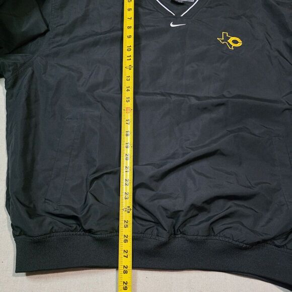 Vintage 90s Nike Center Swoosh Pullover Wind Breaker Size XL With Side Zipper - Picture 6 of 7